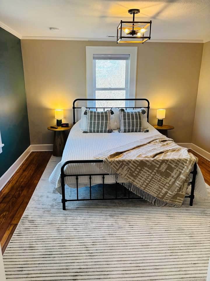Relax in the master suite—quiet, comfy, and made for deep sleep Relax in the master suite—quiet, comfy, and made for deep sleep