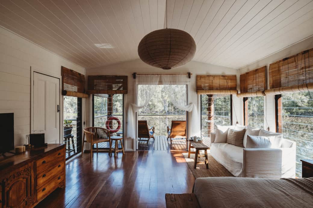 An open plan room An open plan room