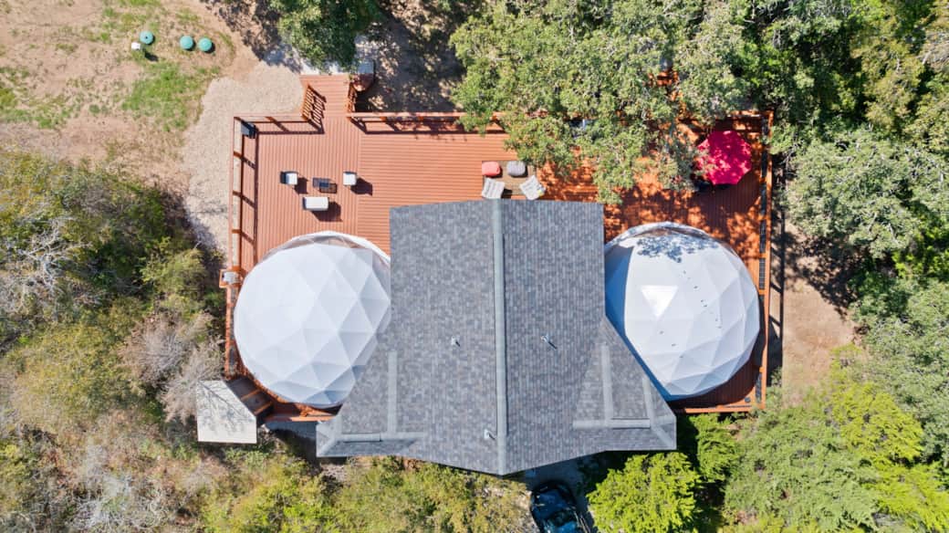 Top view of the Zenfulcove Bird House