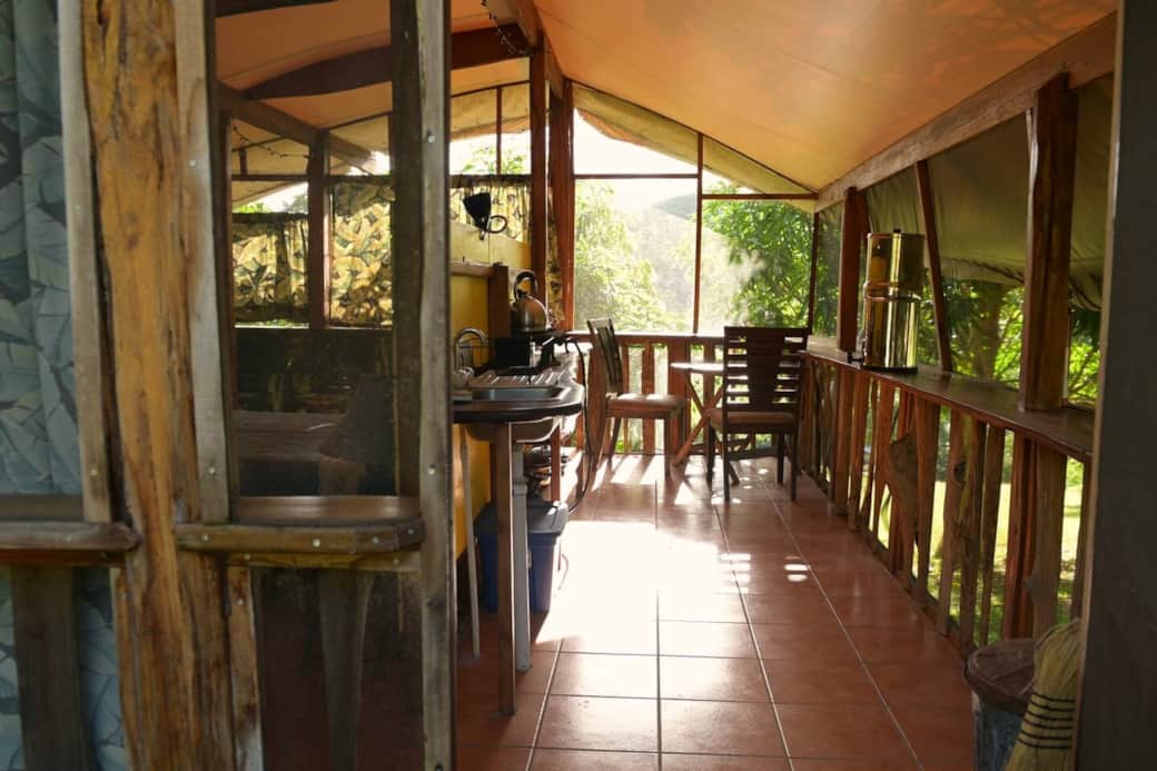 Teak Entrance