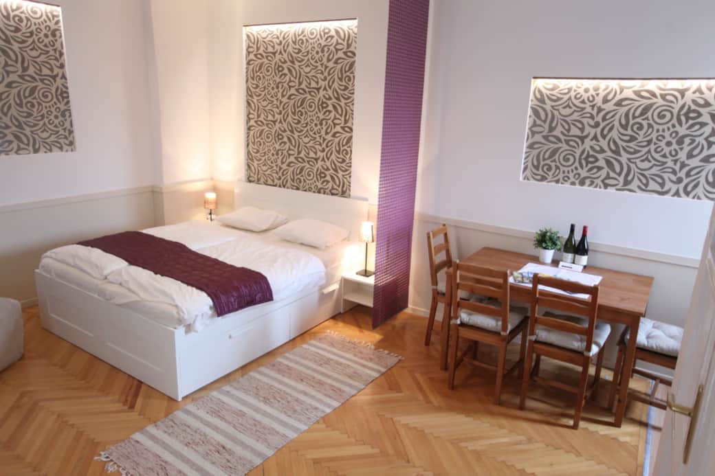 Bedroom and Living room
