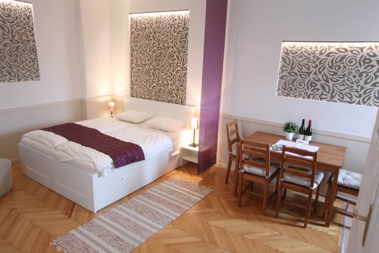 Bedroom and Living room