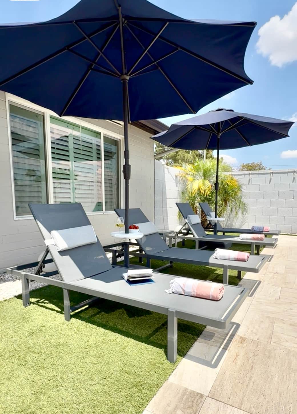 Lounge Chairs by Pool