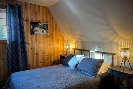 Chambre avec lit double 