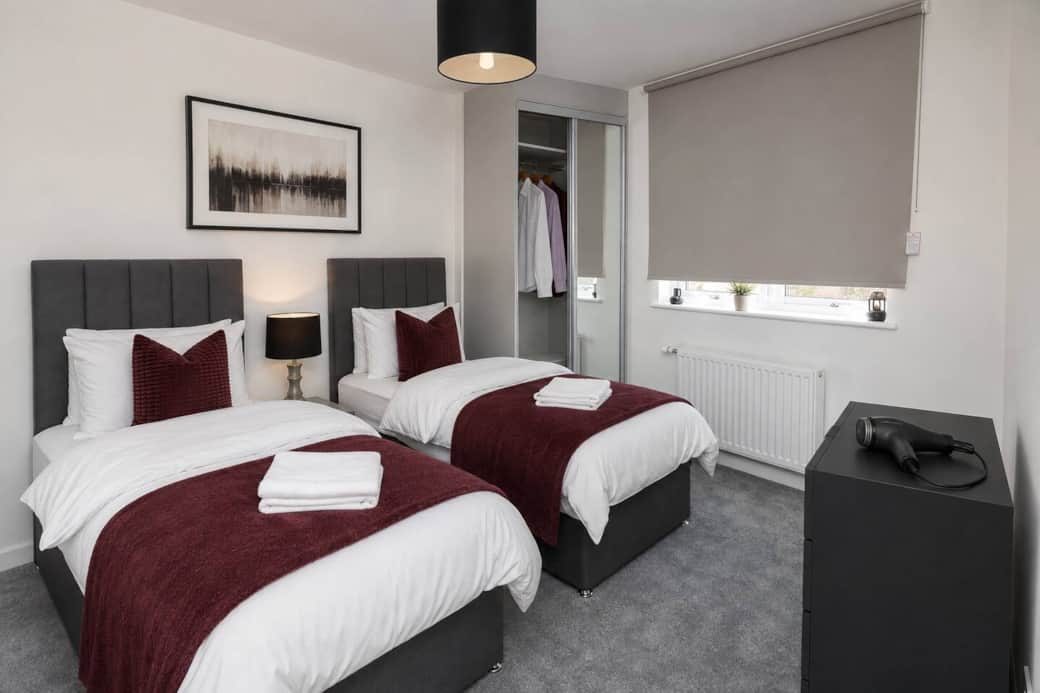 Master Bedroom Two Single Beds