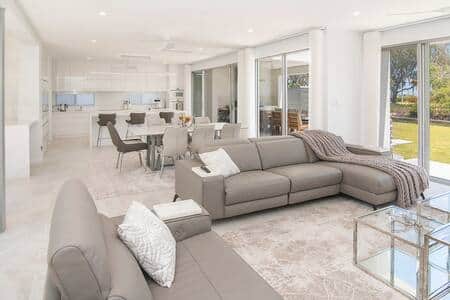 Downstairs living
