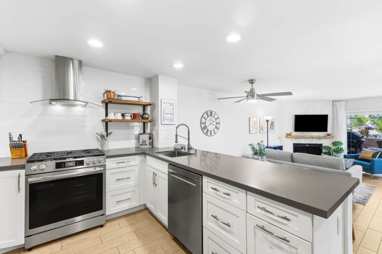 Upgraded Kitchen with stainless steel appliances