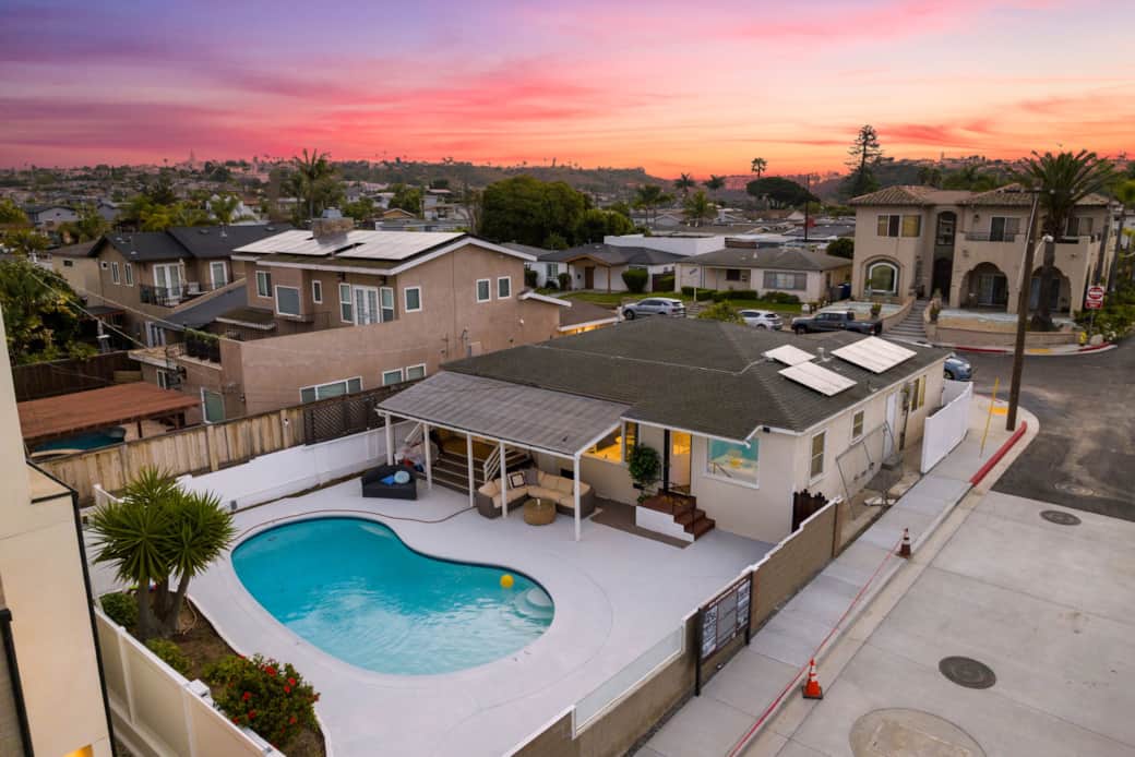 Aerial View -  Patio w/ Pool