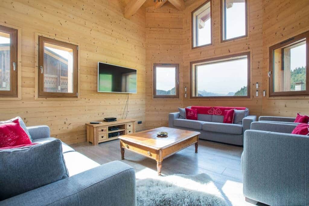 Lounge with TV and Amazon firestick