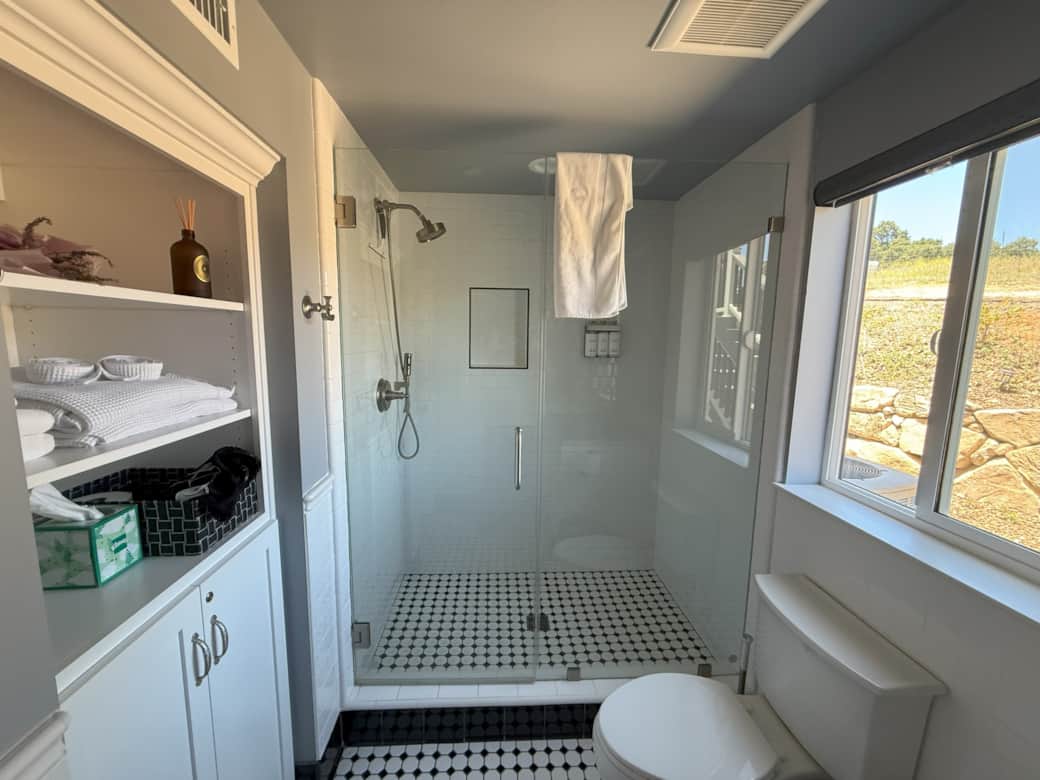 Walk in shower Walk in shower