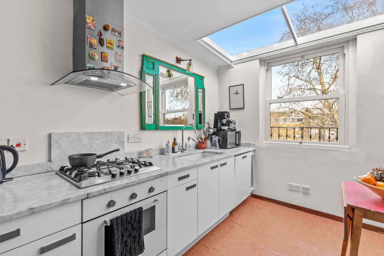Light, bright kitchen