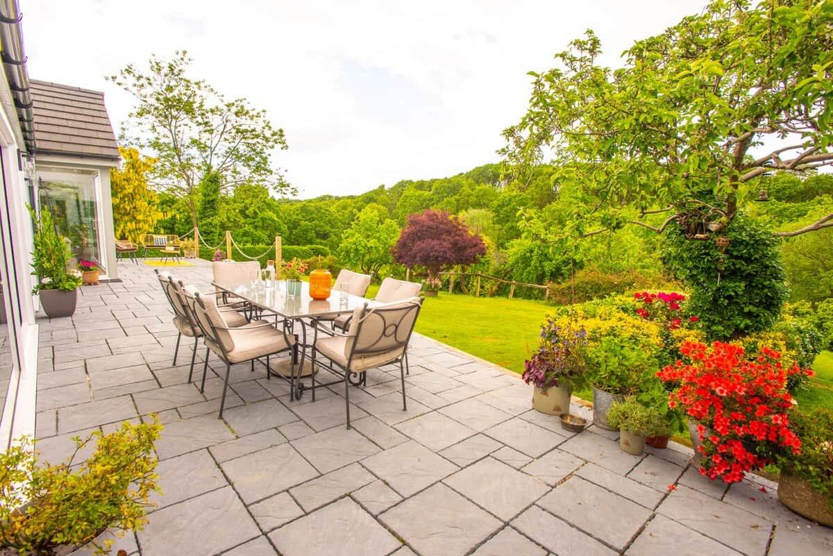 Top terrace accessed straight from the kitchen