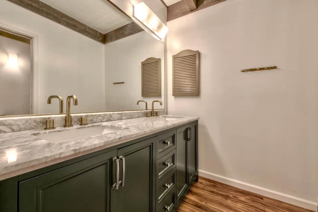 First Floor Double Vanity