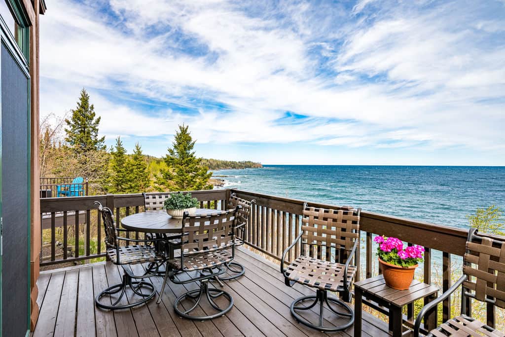 Relax on your private large deck faces East! We see north east/east/south east
