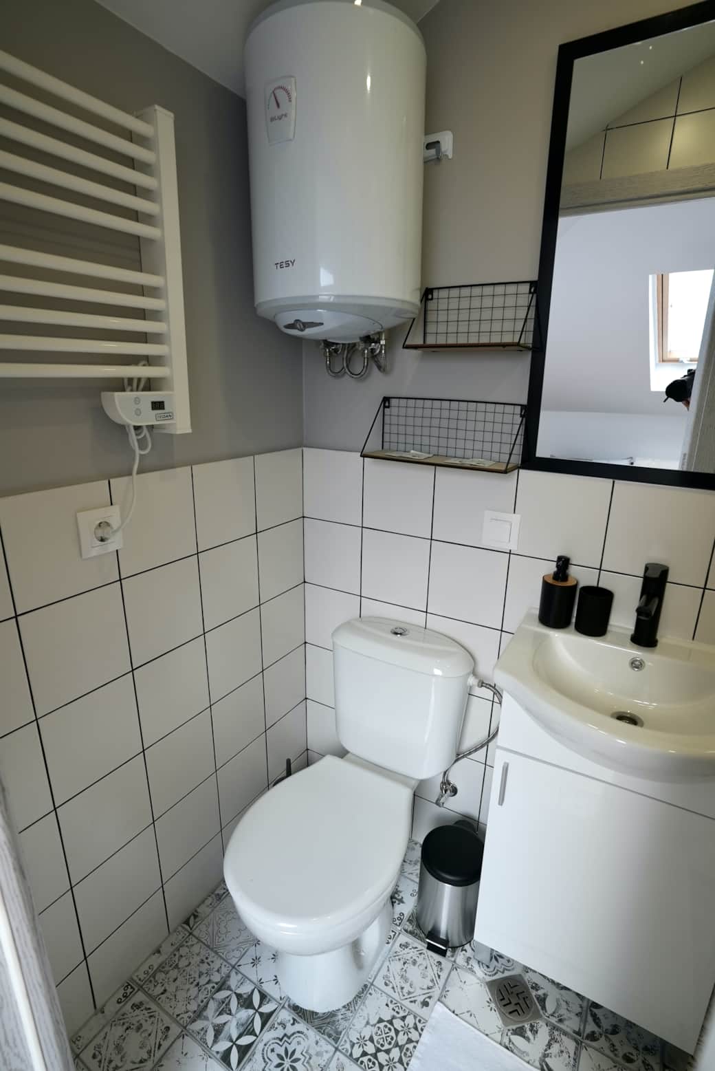 Private Brand new bathroom with shower and toilettes.