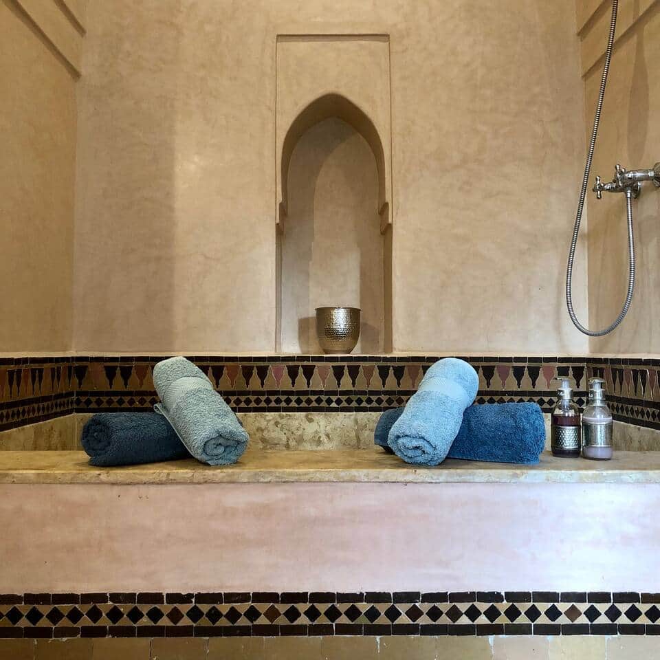 villa volubilis marrakech salle de bain