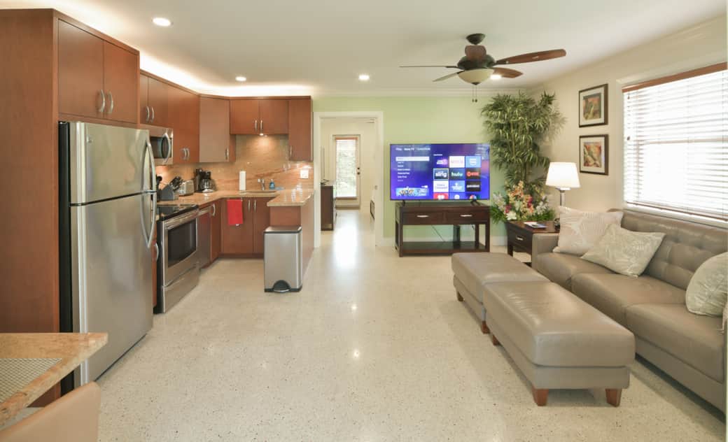 Living Room & Kitchen