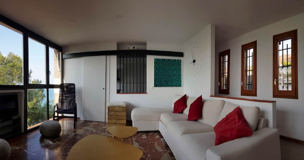View of Living Room facing Kitchen_2 View of Living Room facing Kitchen_2