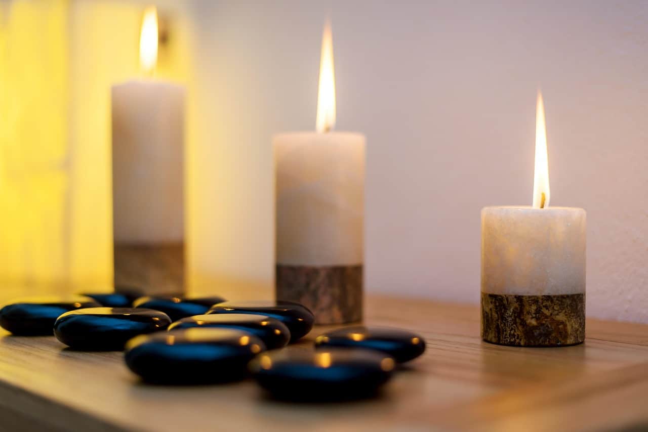A massage in a cabin