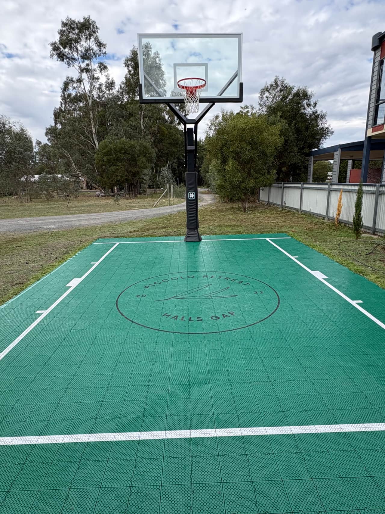 Half Court Basketball Court