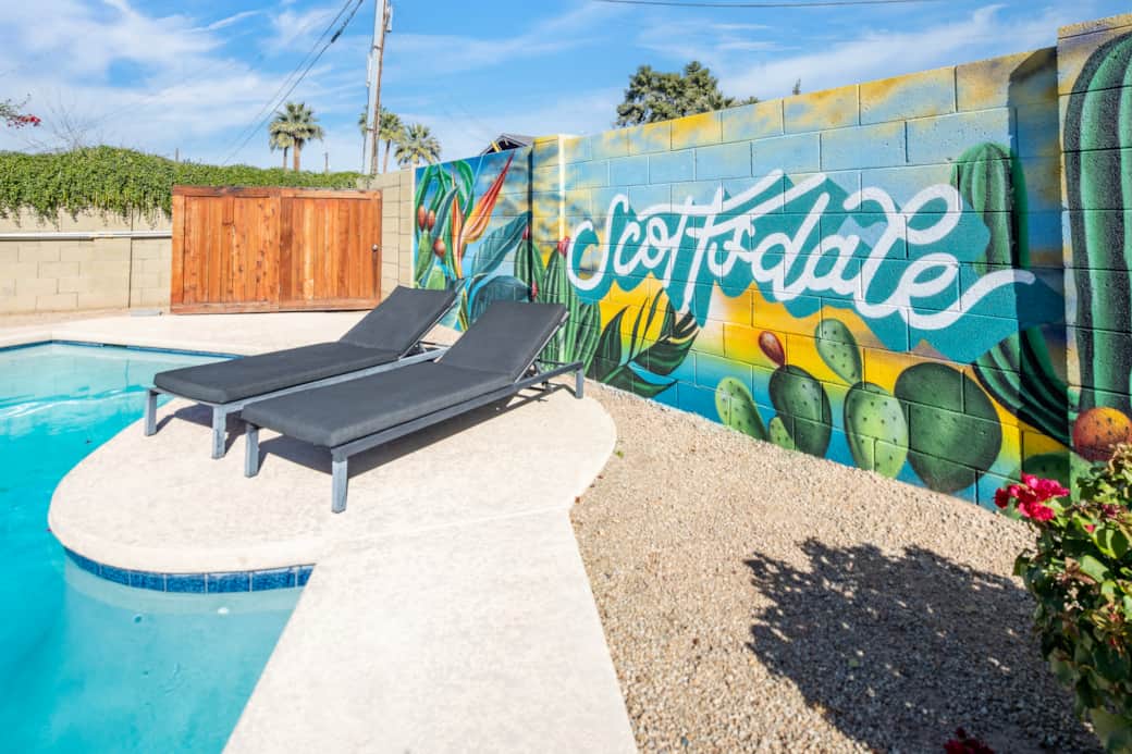 Backyard Pool Loungers (4)