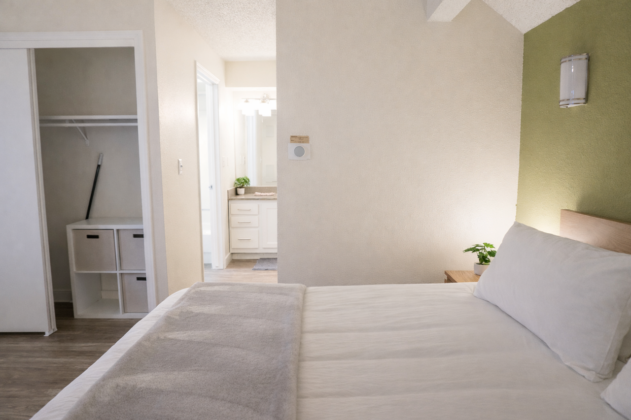 Plenty of closet space to keep everything organized during your stay