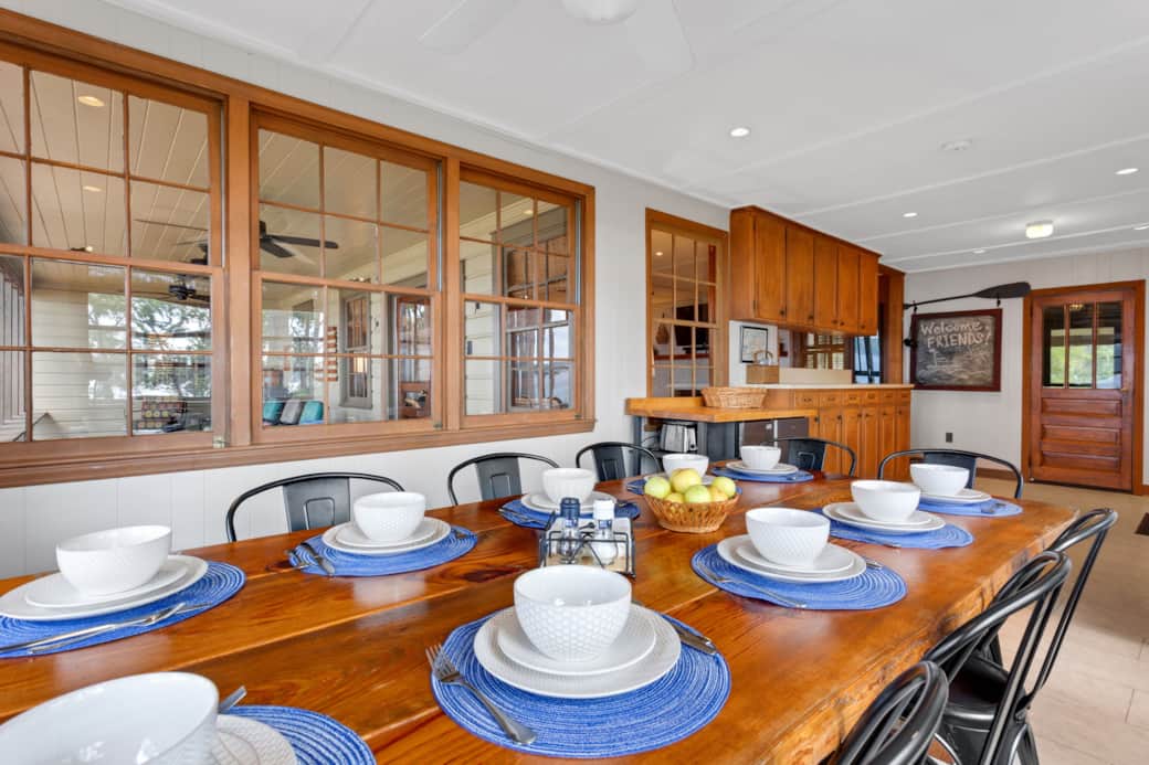 Handmade pine table seats 10 Handmade pine table seats 10