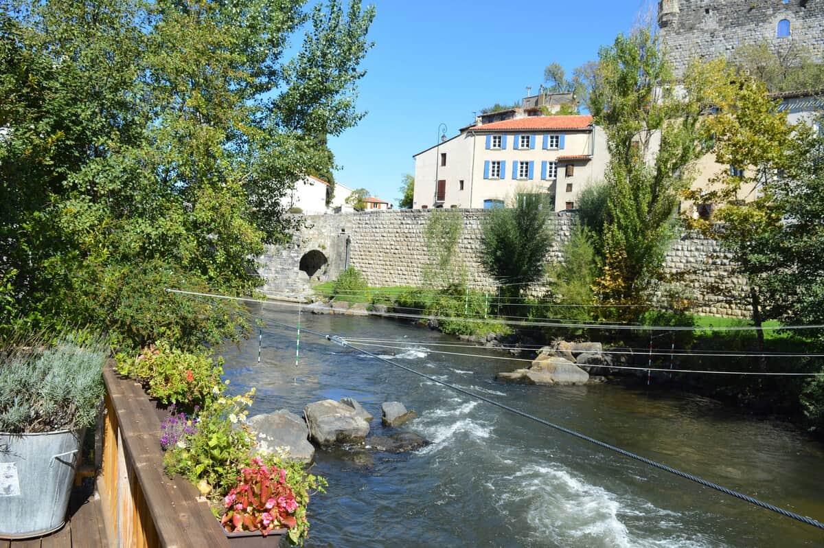 unmistakably French scene from the terrace