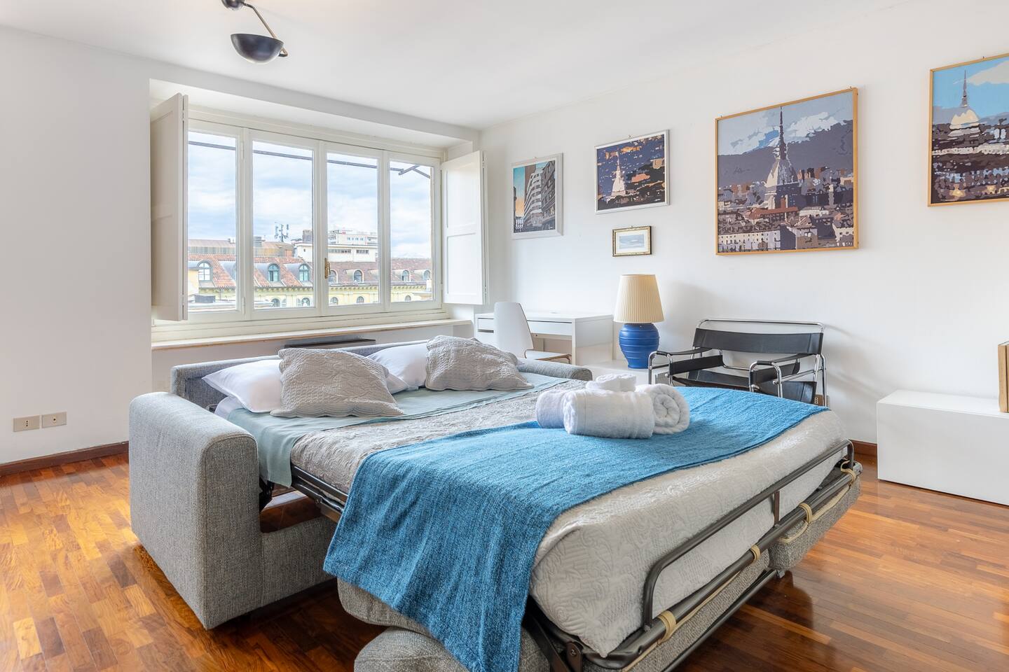 Divano letto a 2 posti