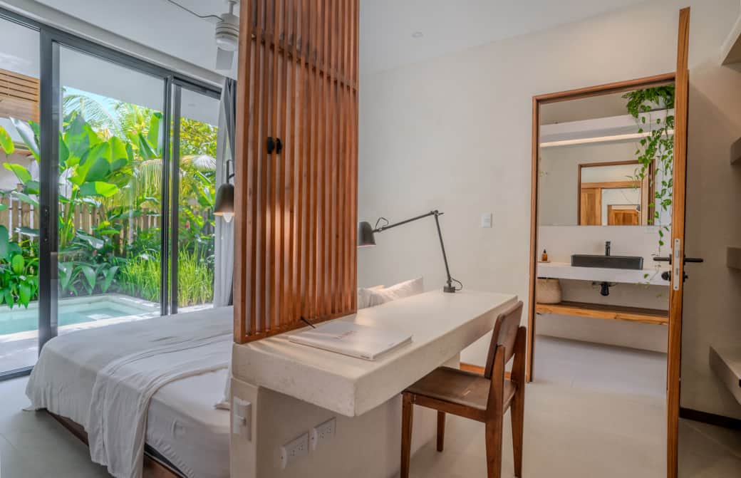 Bedroom 1 with working area