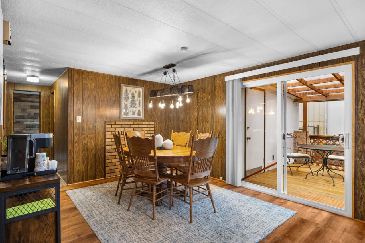 Comfortable dining area