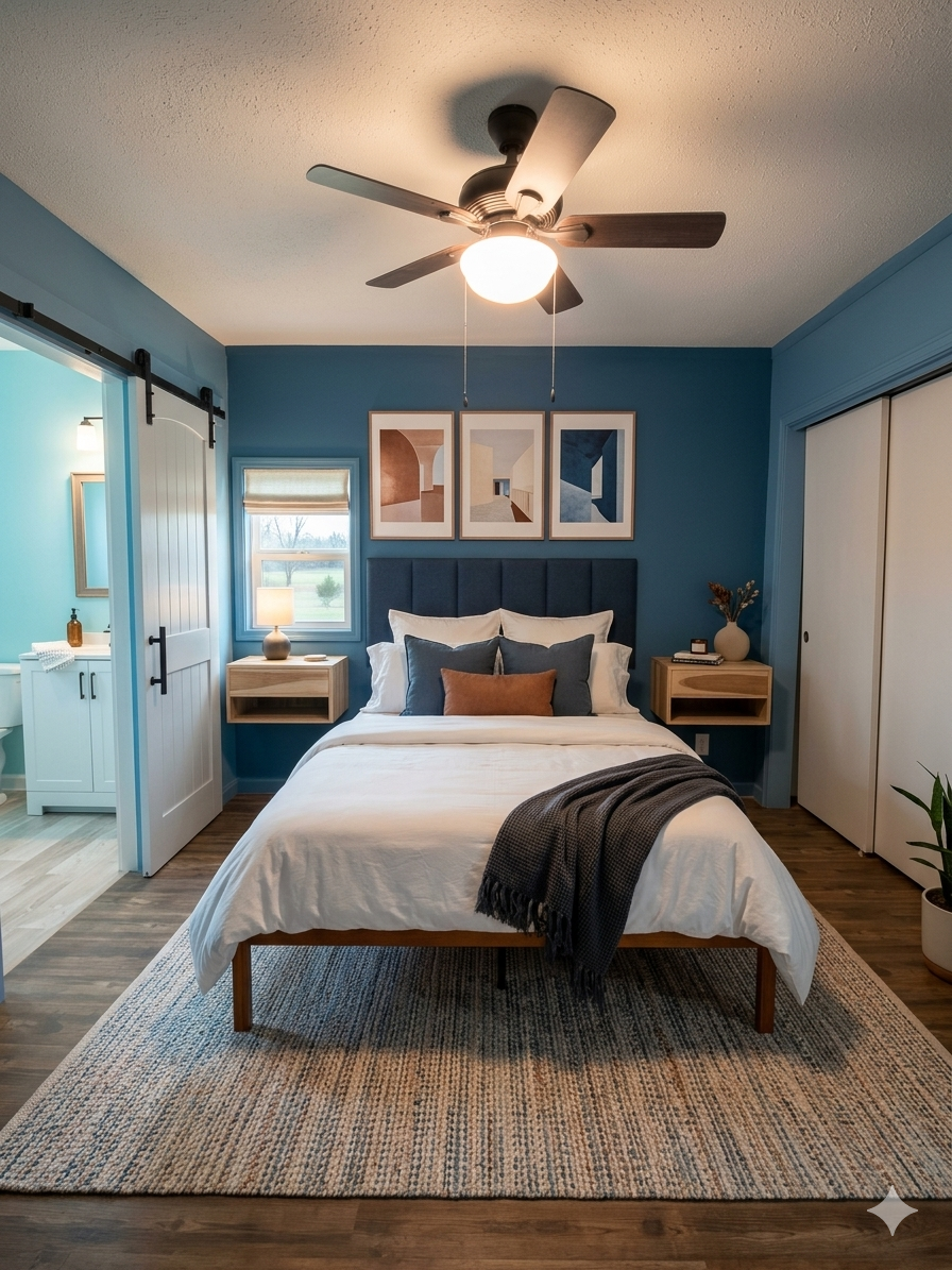 Blue Bedroom Gemini