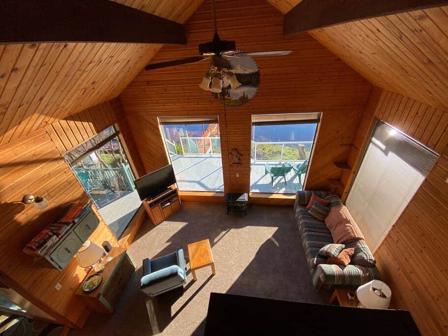 Living room from loft