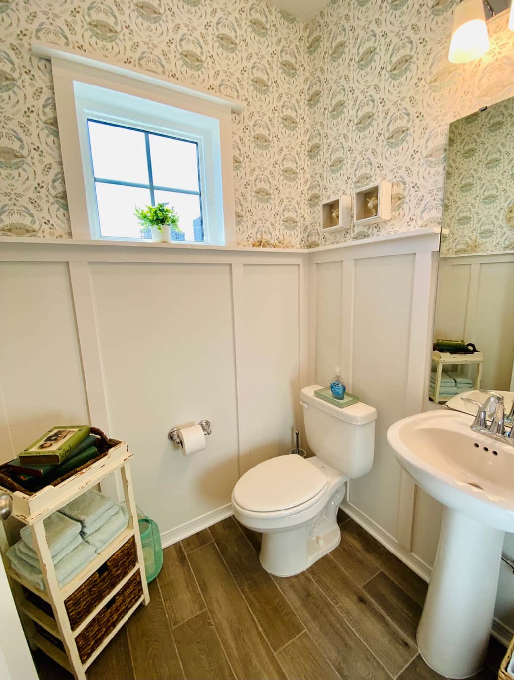 Powder Room with a view on main floor