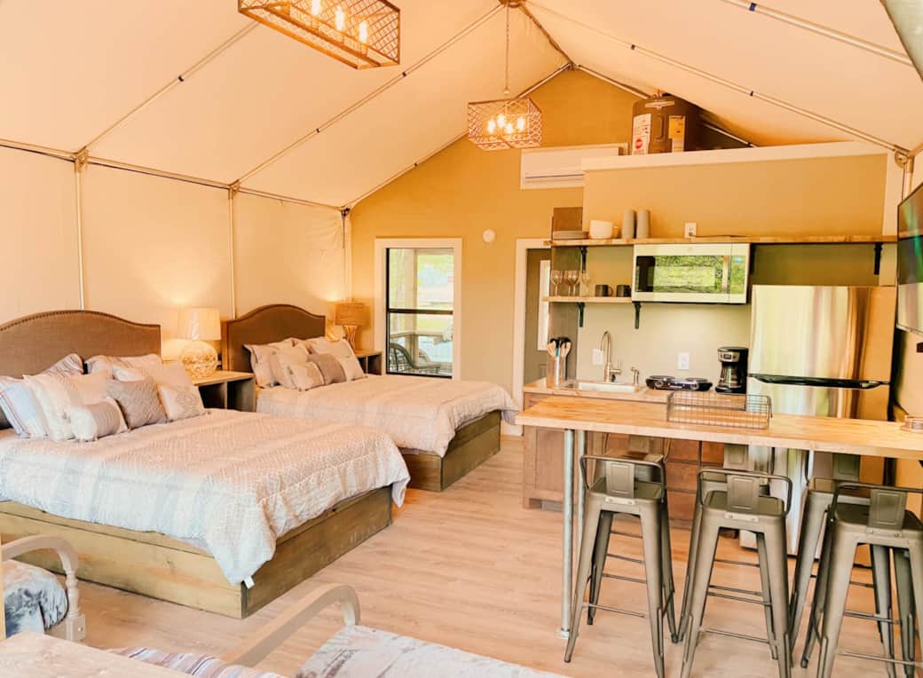One large open floor plan. One large open floor plan.