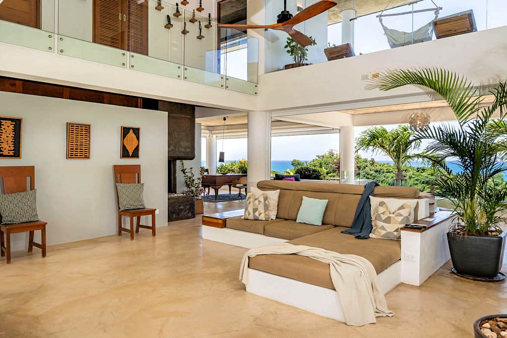 Open space living room