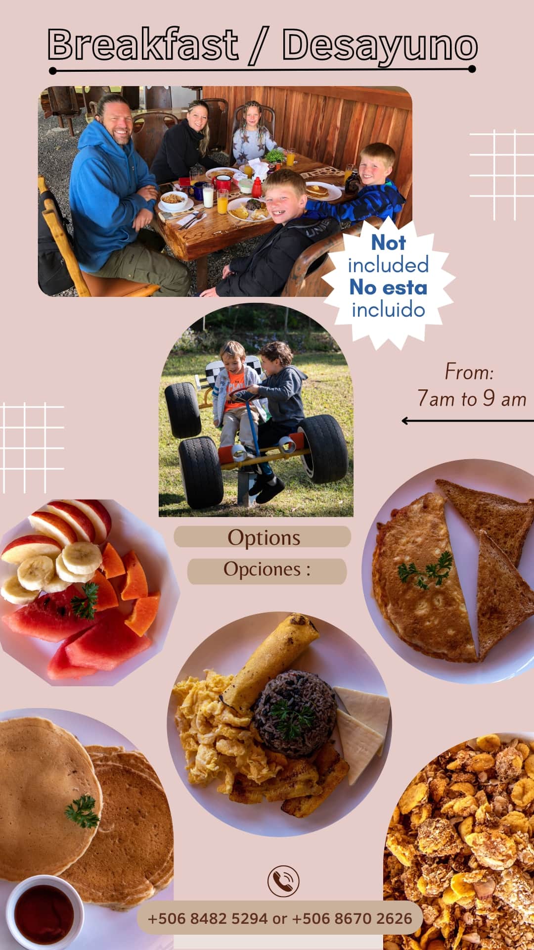 Fresh breakfast available for an additional fee of $10pp, under reservation. Ask HOST!!