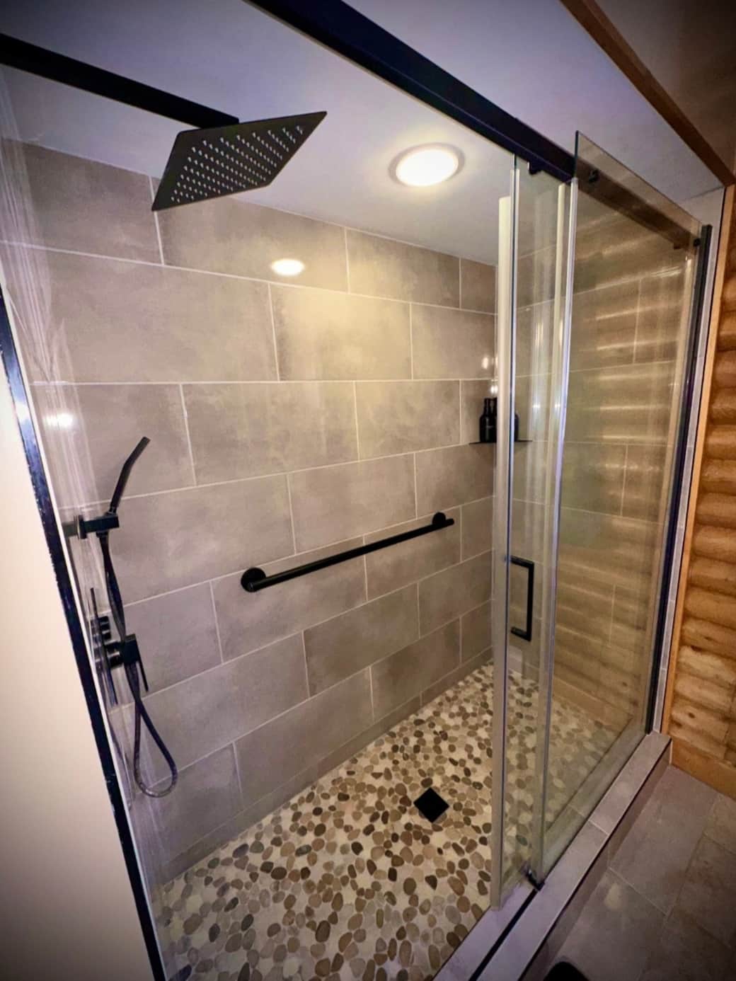 Walk in shower Walk in shower