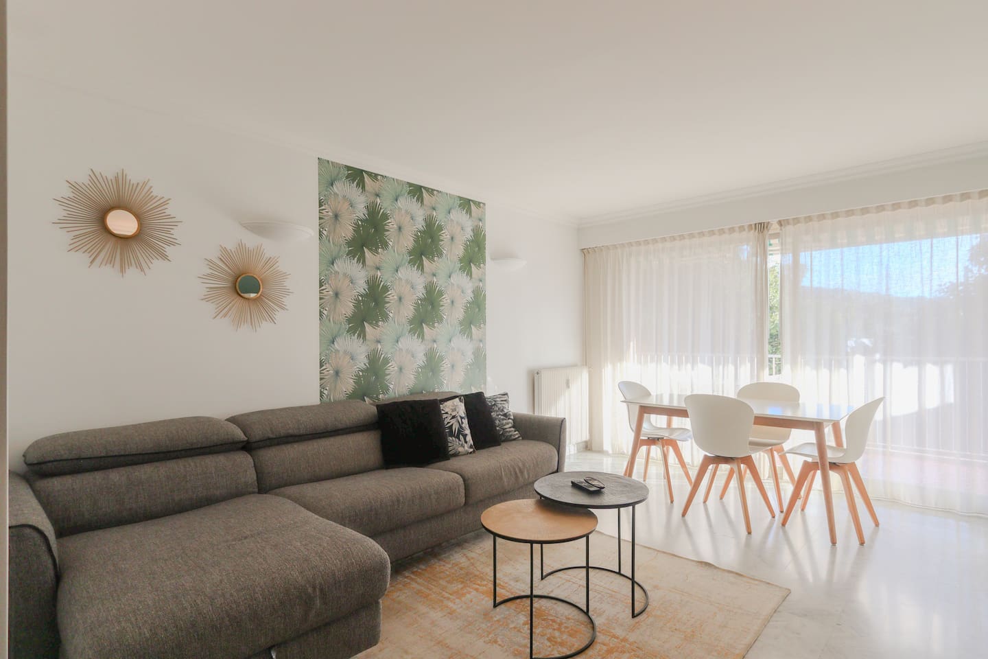 Antibes plage : 2 ch, terrasse & parking privé, Antibes