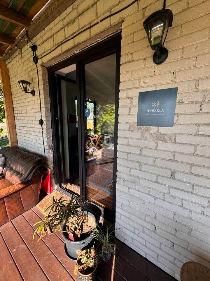 View from terrace into the house View from terrace into the house