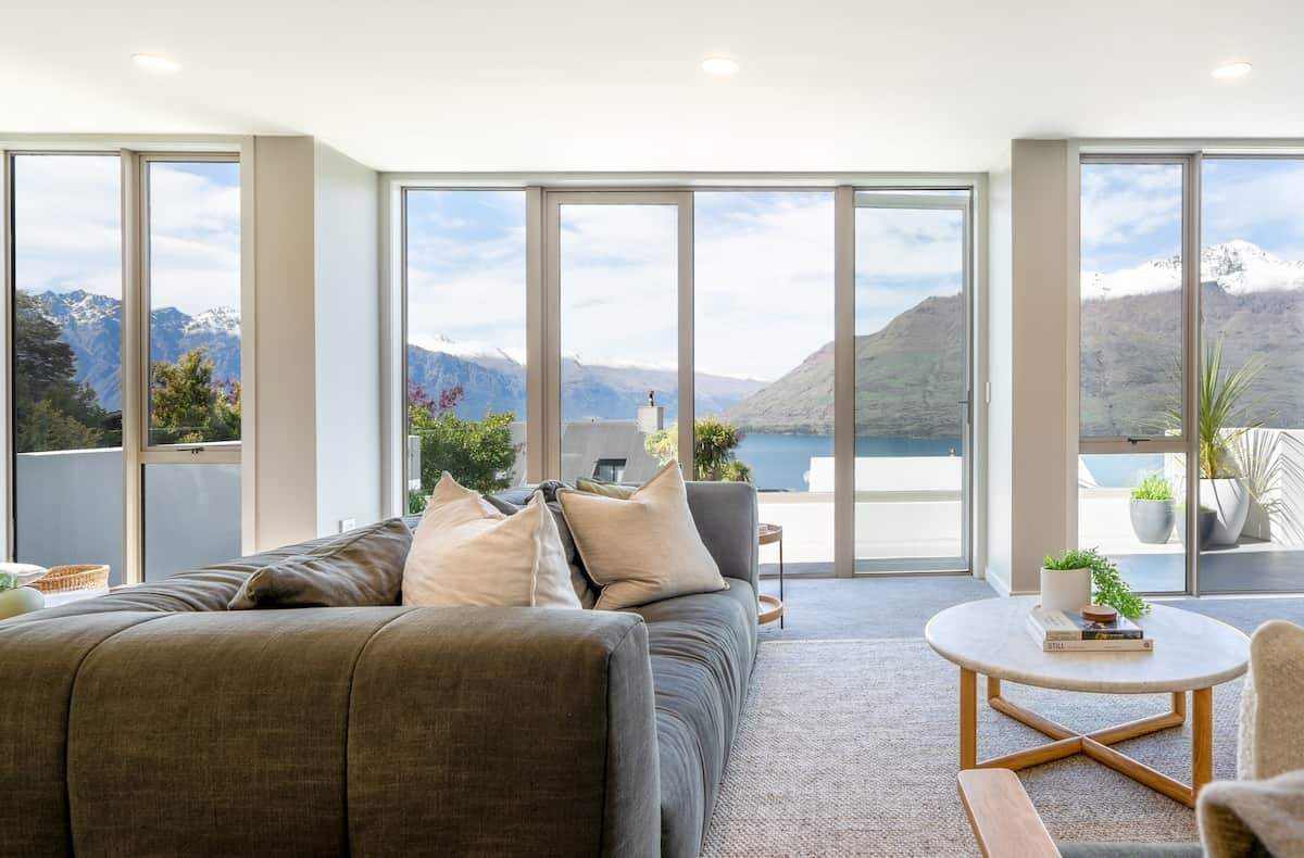 Views south of Remarkables across to Cecil Peak