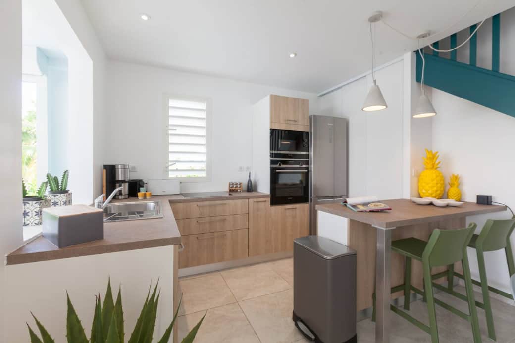 Une cuisine parfaite et toute équipée pour préparer des petits plats à faire fondre les plus résistants !