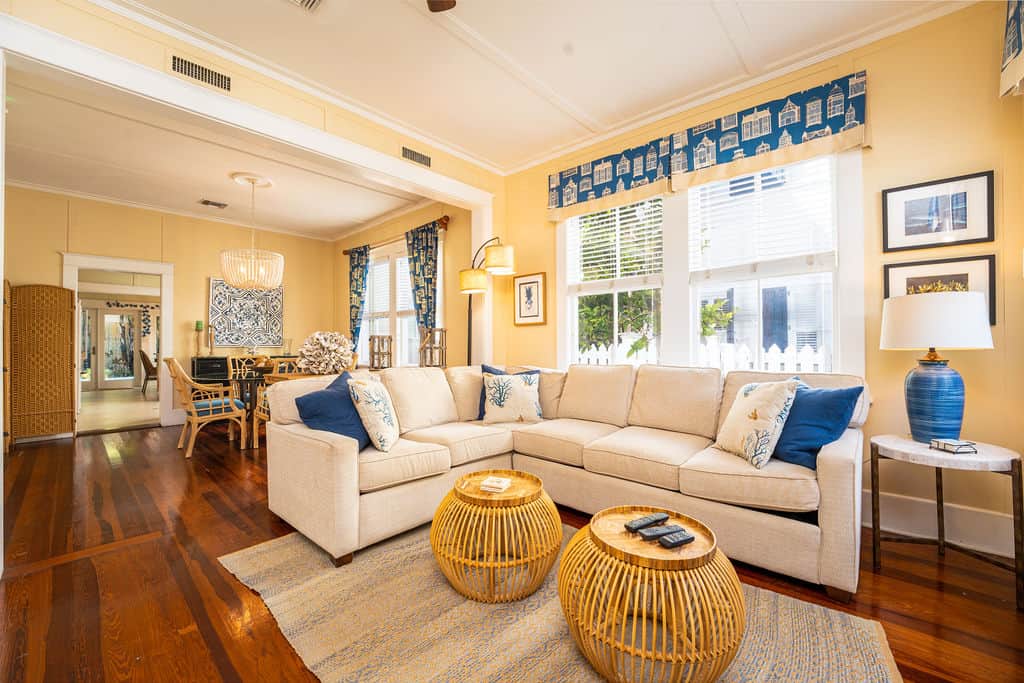 Open concept Living and Formal Dining Area