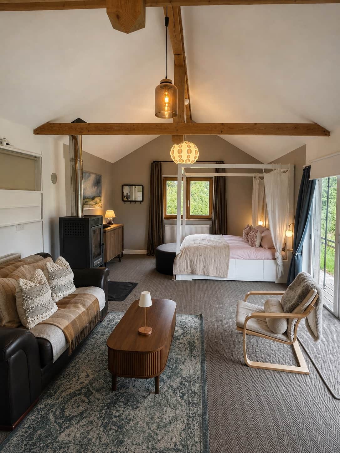 King Size Four Poster bed