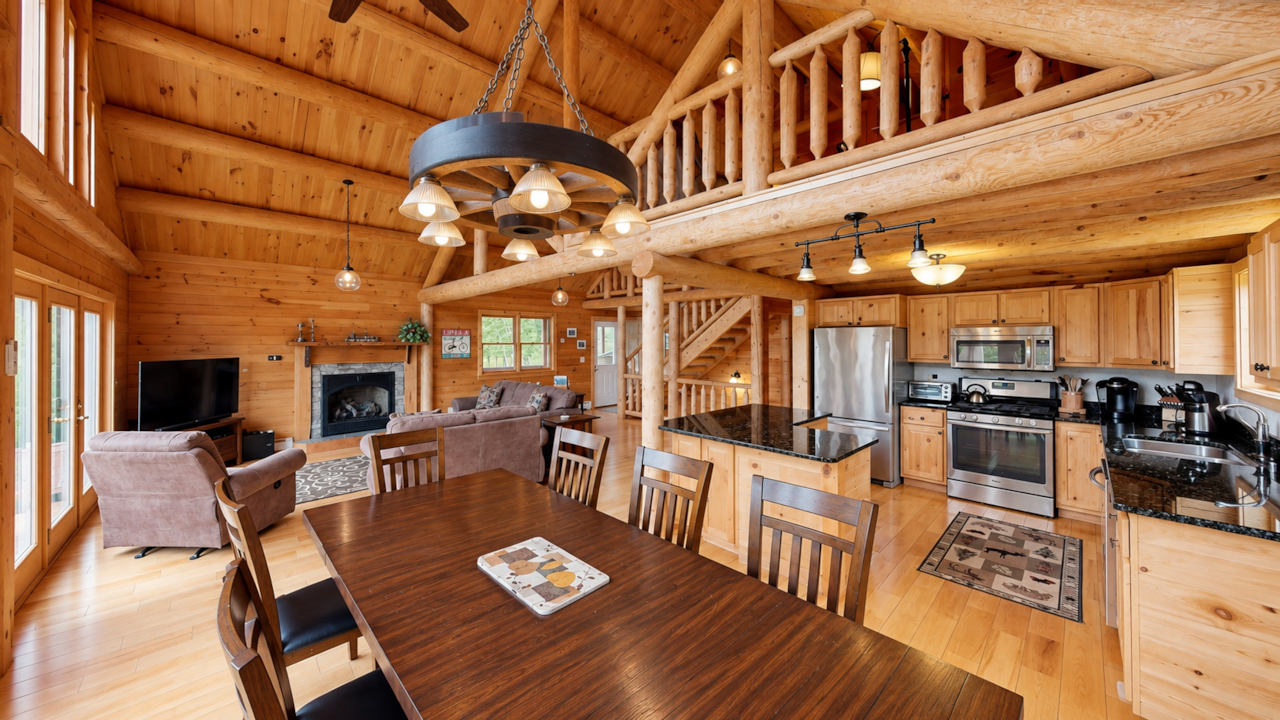 Open space of the main floor