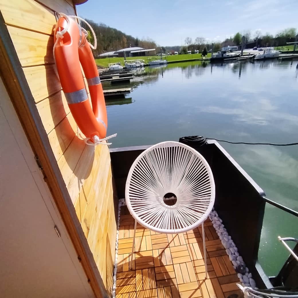 Terrasse arrière du bateau