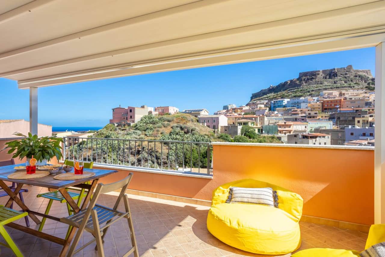 Balcone vista mare e Castello