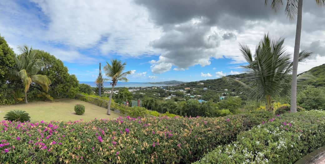Actual view from pool patio