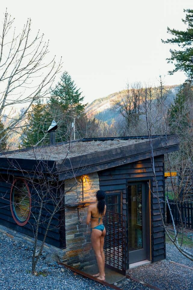 Sauna Side Shower
