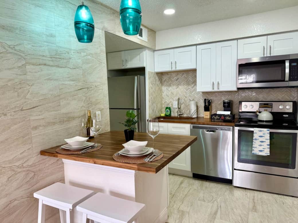 Fully equipped kitchen
Fully equipped kitchen